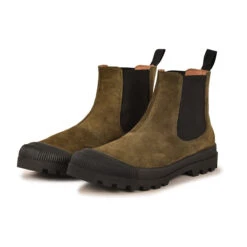 Pataugas AUTHENTIQUE C/S F4H KAKI -Pataugas Soldes Boutique 628191 BOOTS FEMME OG C S F4H KAKI 5WEB