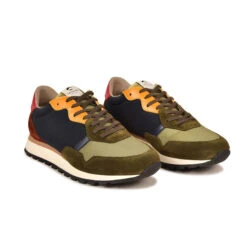 Pataugas ASTATE/MIX H4H KAKI -Pataugas Soldes Boutique 628212 BASKET HOMME ASTATE H4H MIX KAKI 3