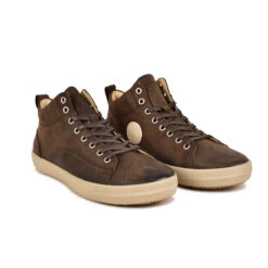 Pataugas NEW CARLO/W H4H CHOCOLAT -Pataugas Soldes Boutique 628305 BASKET HOMME NEW CARLO W H4H CHOCO 3