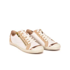 Pataugas BAHIA/SME F2H BLANC/BEIGE -Pataugas Soldes Boutique BASKET FEMME BAHIA SME F2H BLANC BEIGE 628048 912 4