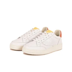 Pataugas BASALT/N F2H BLANC/CORAIL 11 Pataugas BASALT/N F2H BLANC/CORAIL -Pataugas Soldes Boutique BASKET FEMME BASALT N F2I BLANC CORAIL 628053 936 5