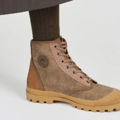 Pataugas AUTHENTIQUE M/MIXTC F4H CAFE -Pataugas Soldes Boutique BOOTS FEMME OG M MIXTC F4H CAFE 628318801 detail