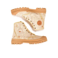 Pataugas AUTHENTIQUE M/TOPO F2I BEIGE -Pataugas Soldes Boutique BOOTS FEMME OG M TOPO F2I BEIGE 628340 150 6