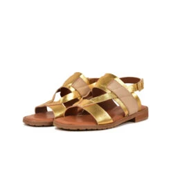 Pataugas RIA/MIX F2H DORE -Pataugas Soldes Boutique SANDALE FEMME RIA MIX F2H DORE 5 8156670e 852b 4224 b640 378fafdfd800