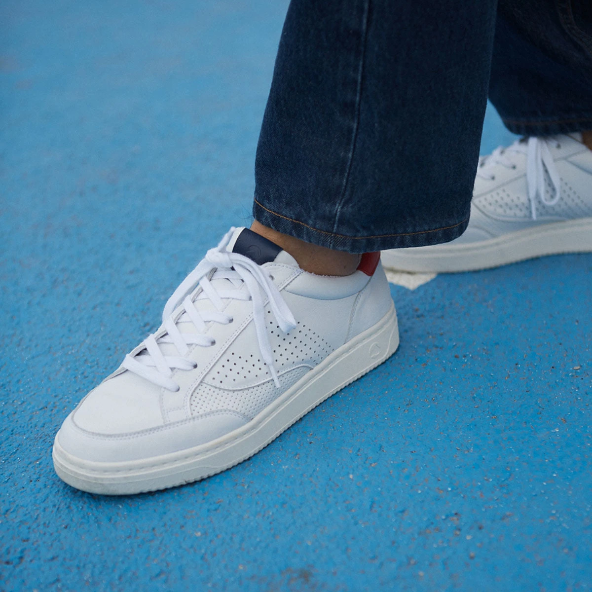 Pataugas BASALTE/N H2H BLANC/ROUGE 6 Pataugas BASALTE/N H2H BLANC/ROUGE – Image 4